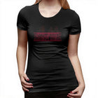 Camiseta de mujer Stranger Things Very Merry Christmas del revés