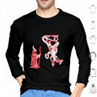 Camiseta de hombre manga larga Stranger Things boceto del Demogorgon