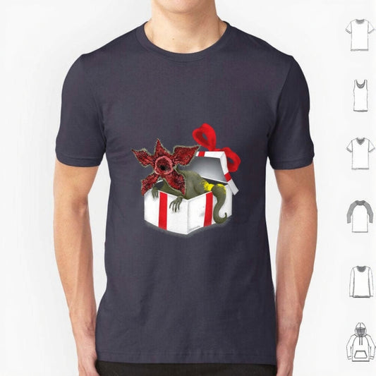 T-shirt homme Stranger Things Demogorgon cadeau de Noël – coloris Bleu marine